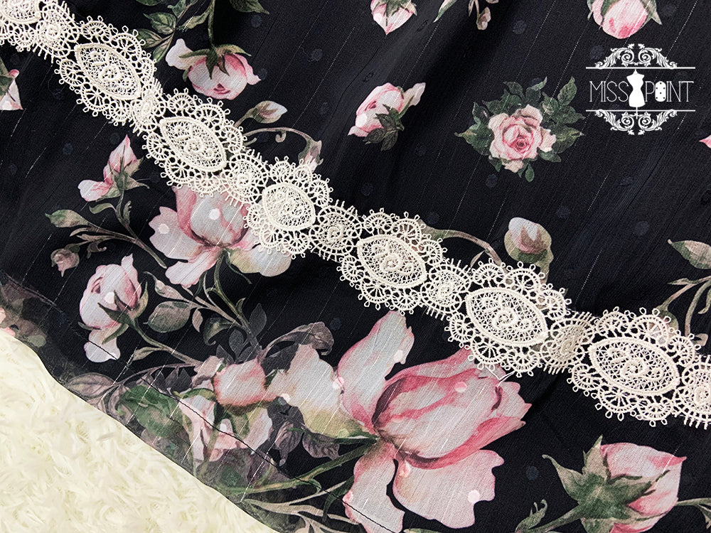 Miss Point - French Rose - Elegant Lolita JSK Dress