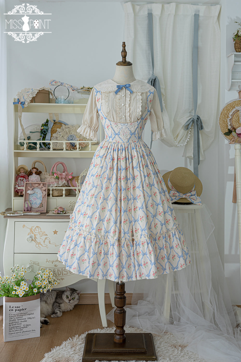 Miss Point - Happy Summer - Elegant Lolita Floral JSK Dress