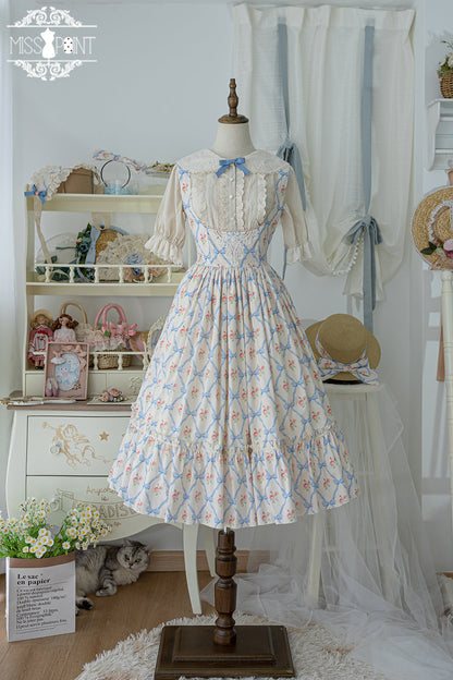 Miss Point - Happy Summer - Elegant Lolita Floral JSK Dress