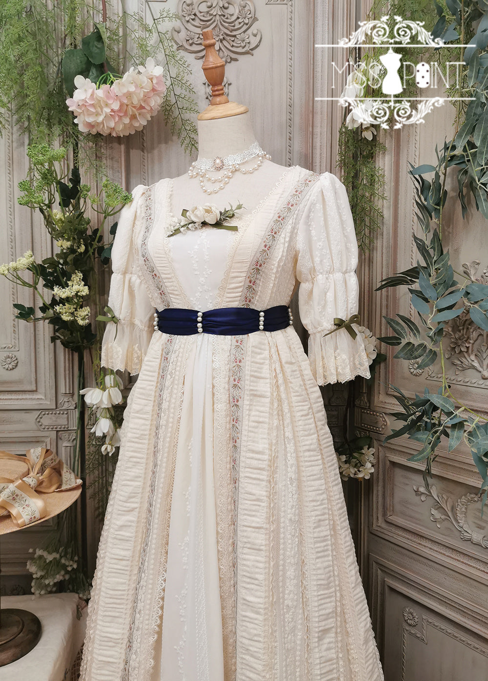 Miss Point - The Sally Gardens - Multicolors Ribbon Lolita Sash