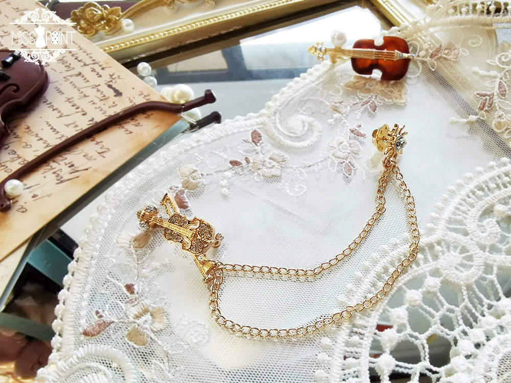 Miss Point - Golden Movement - Elegant Lolita Waistcost Short Vest Customized