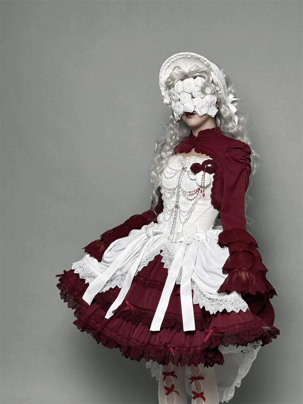 LeMiroir - Saint - Gothic Lolita Bolero Skirt Mermaid Dress Corset