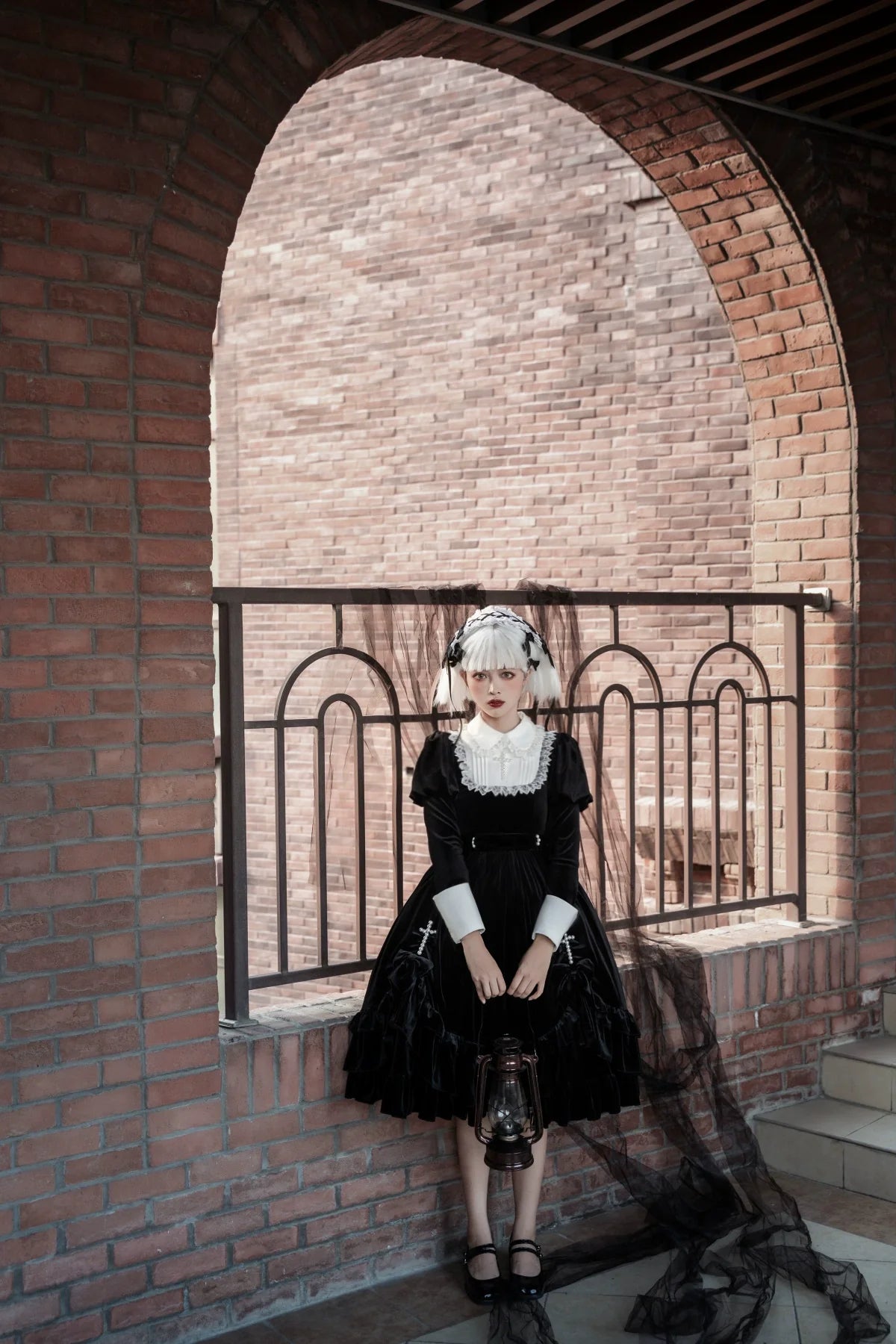 Sweet Date - Halloween Gothic Lolita OP Dress Princess Winter Dress