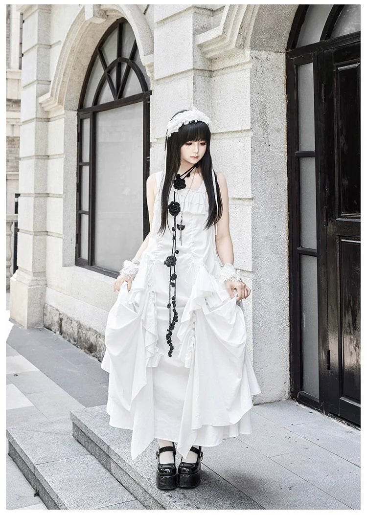 With PUJI - Dream - Daily Twins Lolita JSK, Loose Fit, Hidden Pockets