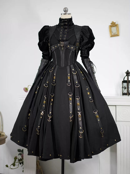 FOXTROT - Ghost Ship - Gothic Lolita Pirate JSK & Mutton Sleeves Blouse