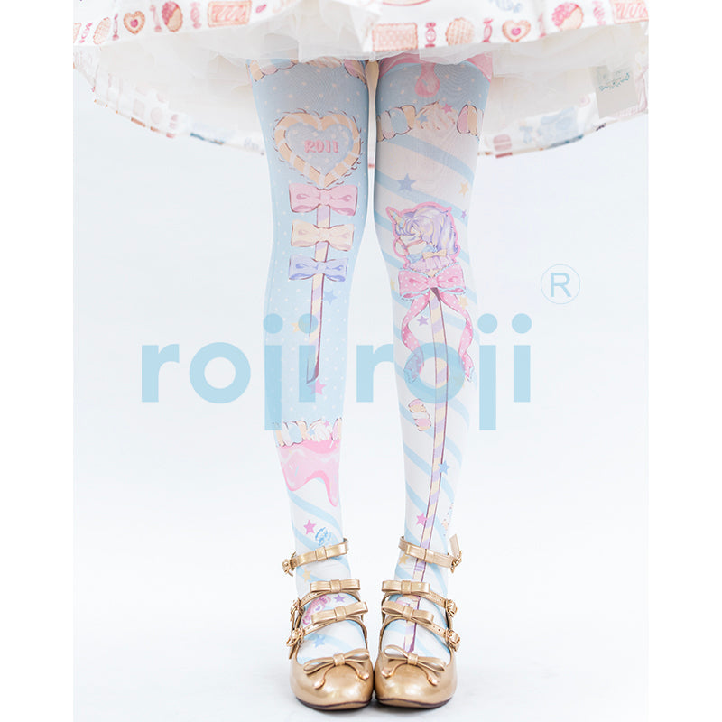 Roji roji - Holy Mace Fairy Kei Lolita Stockings