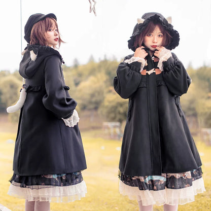 Fairy Cat - Sweet Lolita Coat Autumn and Winter Lolita Outwear