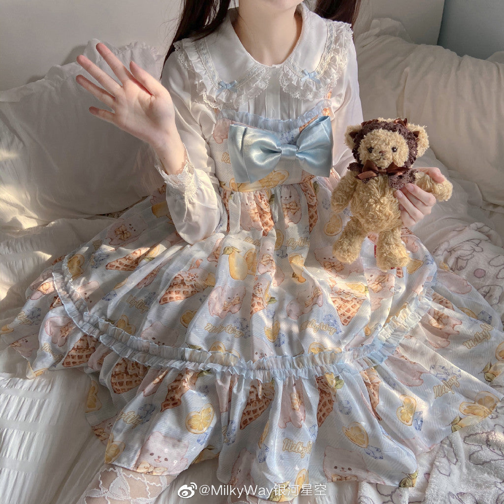 Milky Way - Lemon Puppy Lolita JSK Dress