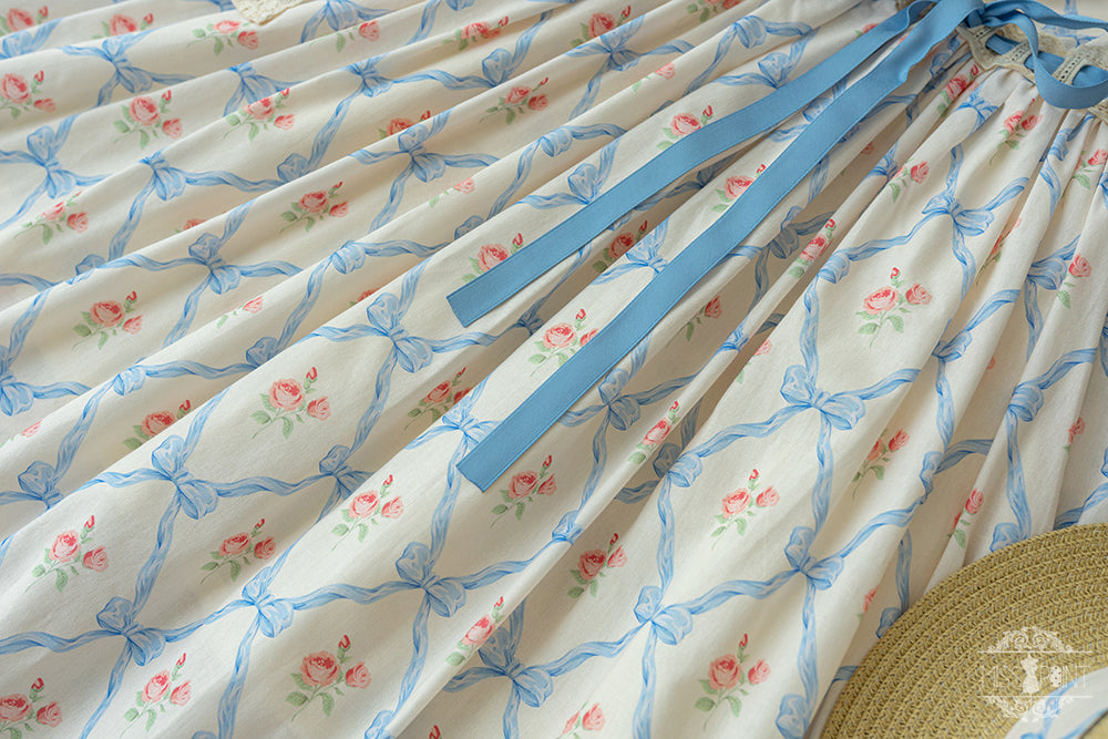 Miss Point - Happy Summer Elegant Lolita Floral OP Dress