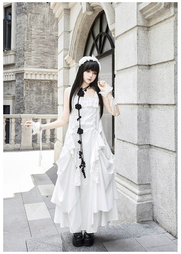 With PUJI - Dream - Daily Twins Lolita JSK, Loose Fit, Hidden Pockets