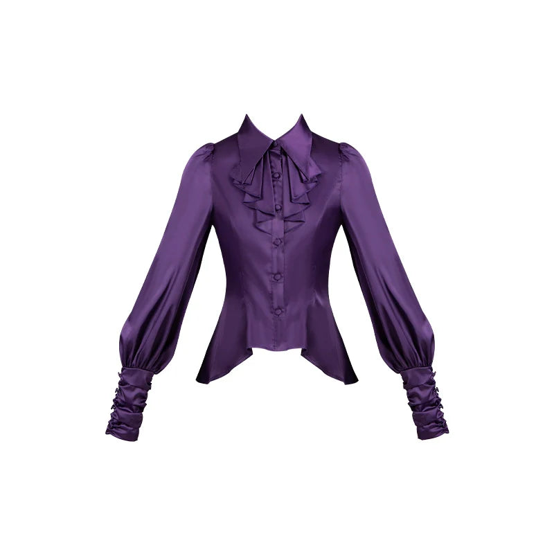 With PUJI - Thorny Night - Gothic Lolita Bust-supporting Skirt With Removable&Adjustable Strap