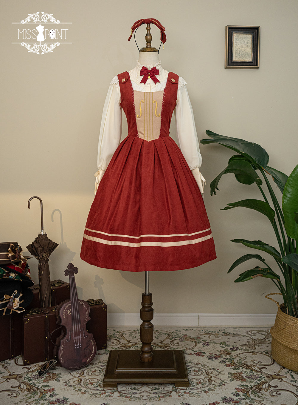 Miss Point - Customized Lolita Jumper Dress - Elegant College Lolita JSK