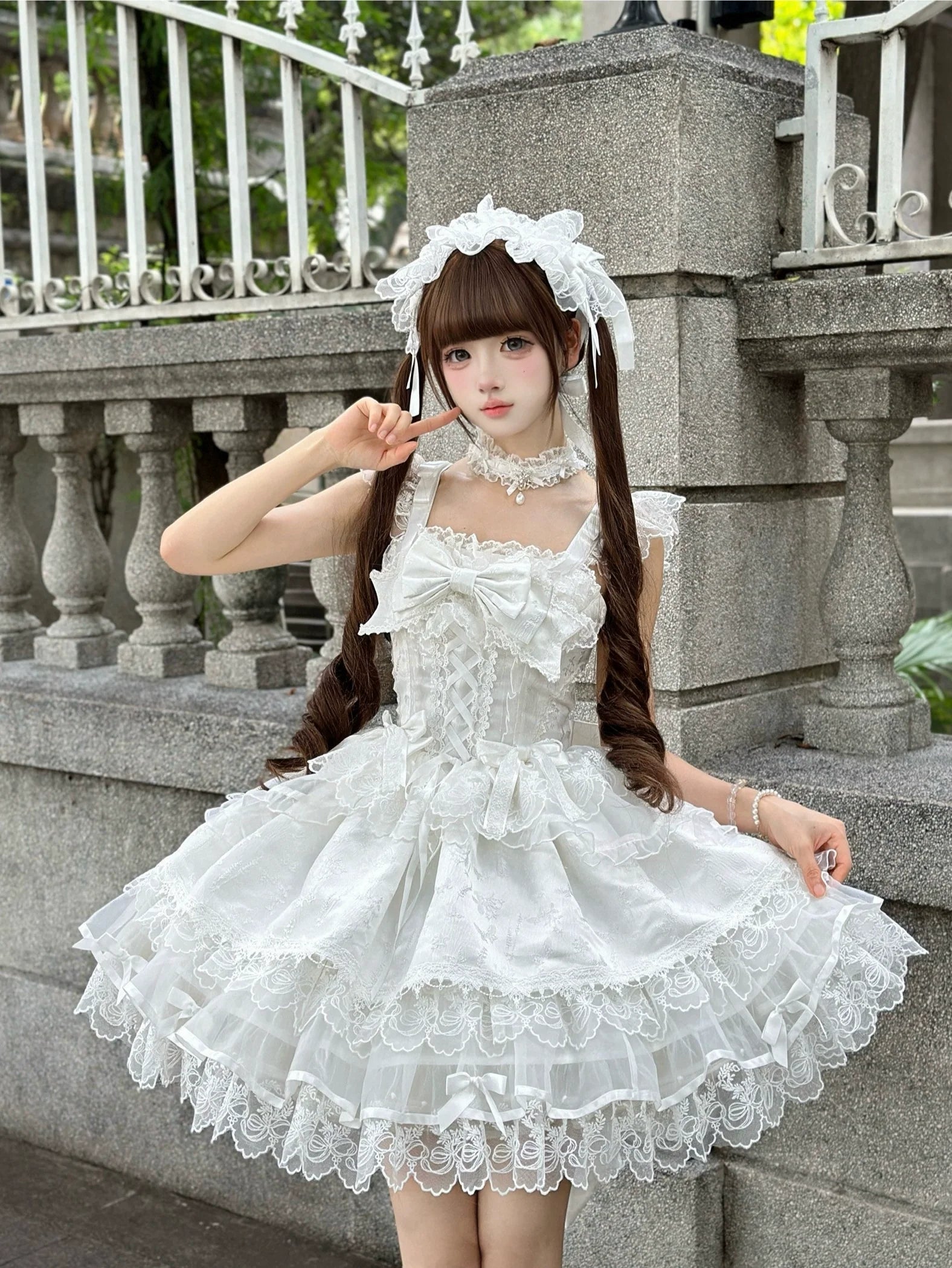 Sugar Girl- Fleeting Isle - Sweet Lolita Ballet Style Jumper Dress