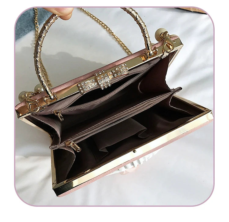 Prime Sister - Gothic Lolita Retro Bag Baroque Square Crossbody Bag