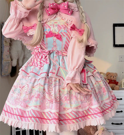 Letters from Unknown Star - Kawaii Lolita Cape Winter Lolita Shawl Daily
