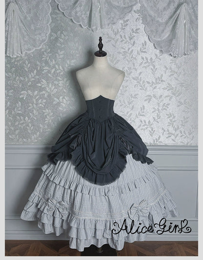 Alice Girl - Duke of Victoria - Classic Lolita SK & Overskirt Set