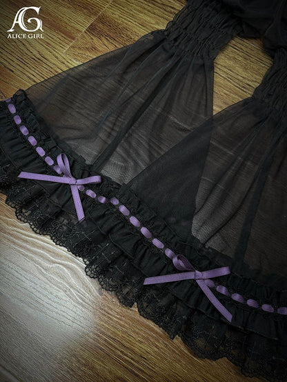 Alice Girl - Cross Princess - Sweet Lolita Princess Sleeves Cross Embroidery Sleeves