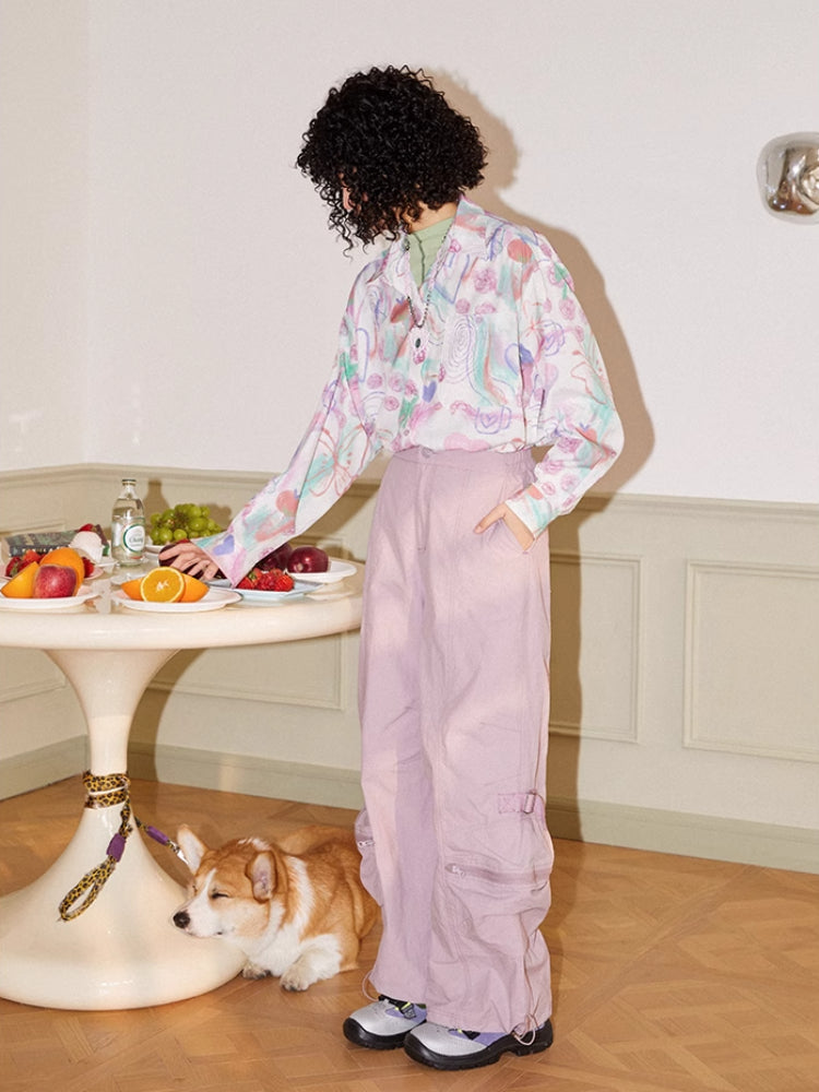 High waist slim casual pants【s0000006549】