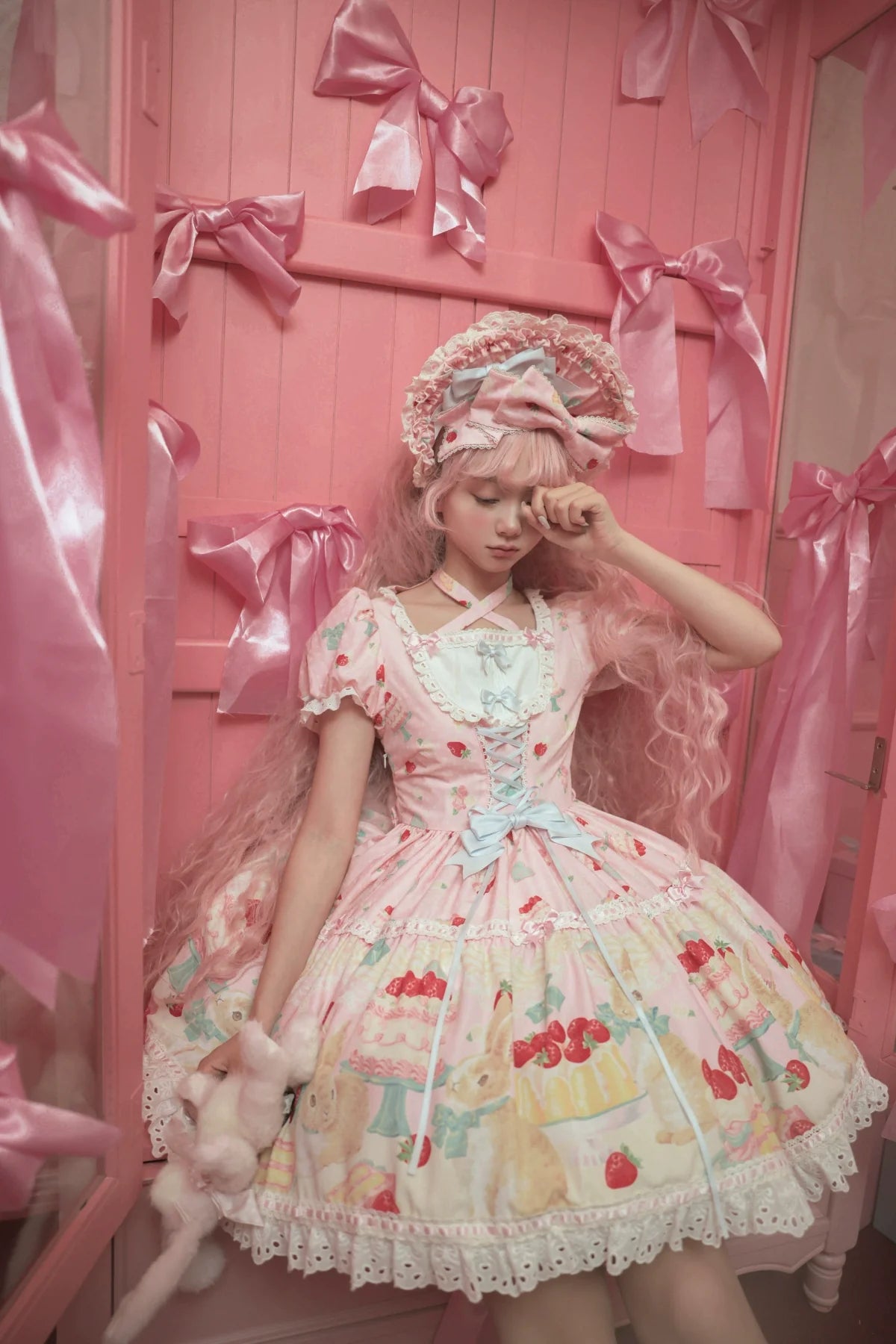 Dark Star Island - Honey Bunny Cake - Sweet Lolita JSK/OP/Strap SK/Shirt