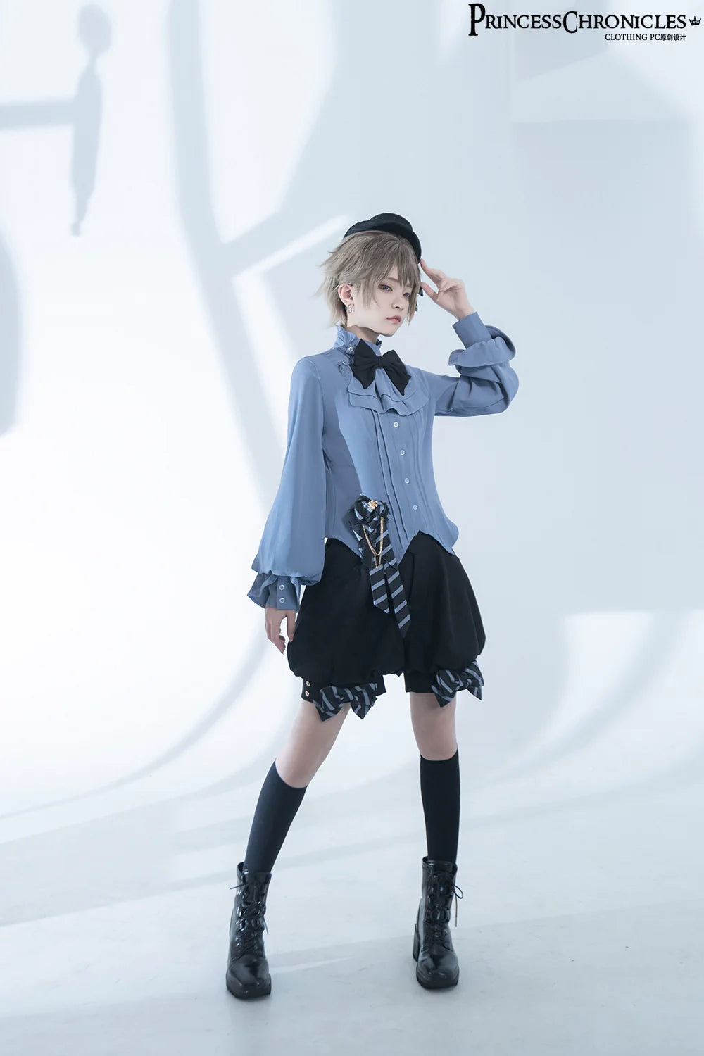 Princess Chronicles - Narrative Rule - Ouji Lolita Shorts Set, Long Vest