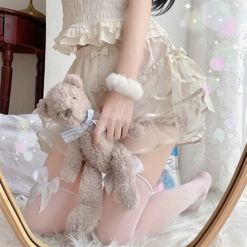 Sugar Girl - Summer Lolita Bloomers Double Layer Anti-Exposure Shorts