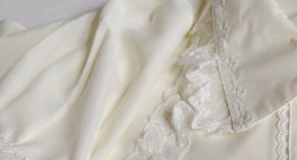 Yilia - Sweet Lolita Puff Sleeve Short Sleeve Blouse