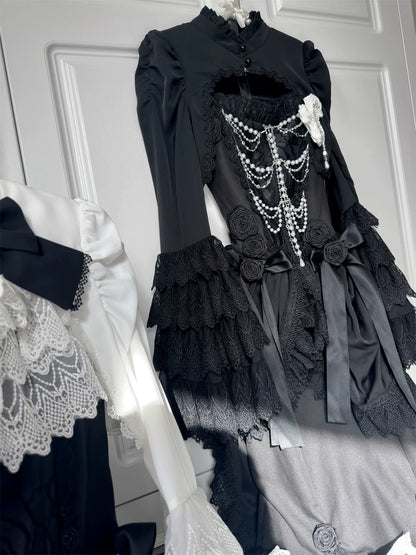 LeMiroir - Saint - Gothic Lolita Bolero Skirt Mermaid Dress Corset