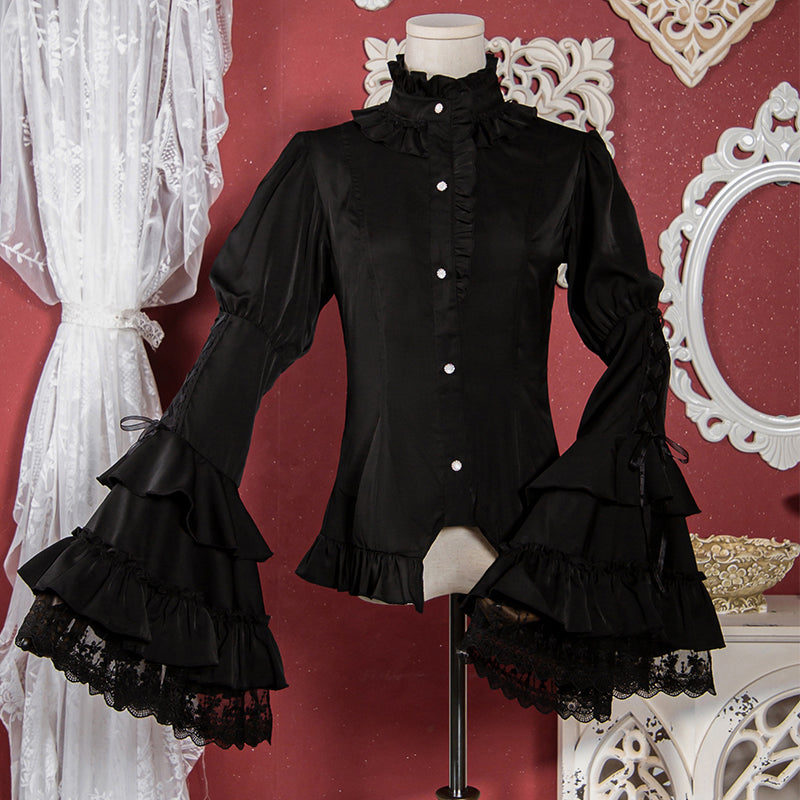 Ocelot - Gothic Lolita Halloween Bat Blouse
