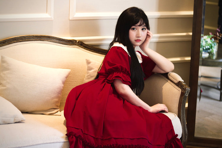 Sweet Wood - Plus Size Vintage Lolita OP Dress