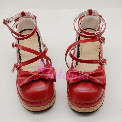 Antaina - Sweet Lolita Tea Party Red Shoes
