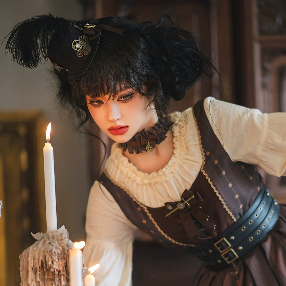 Miss Point - Demon Hunter's Diary - Lolita Accessories Hat KC Necklace Brooch Waistband