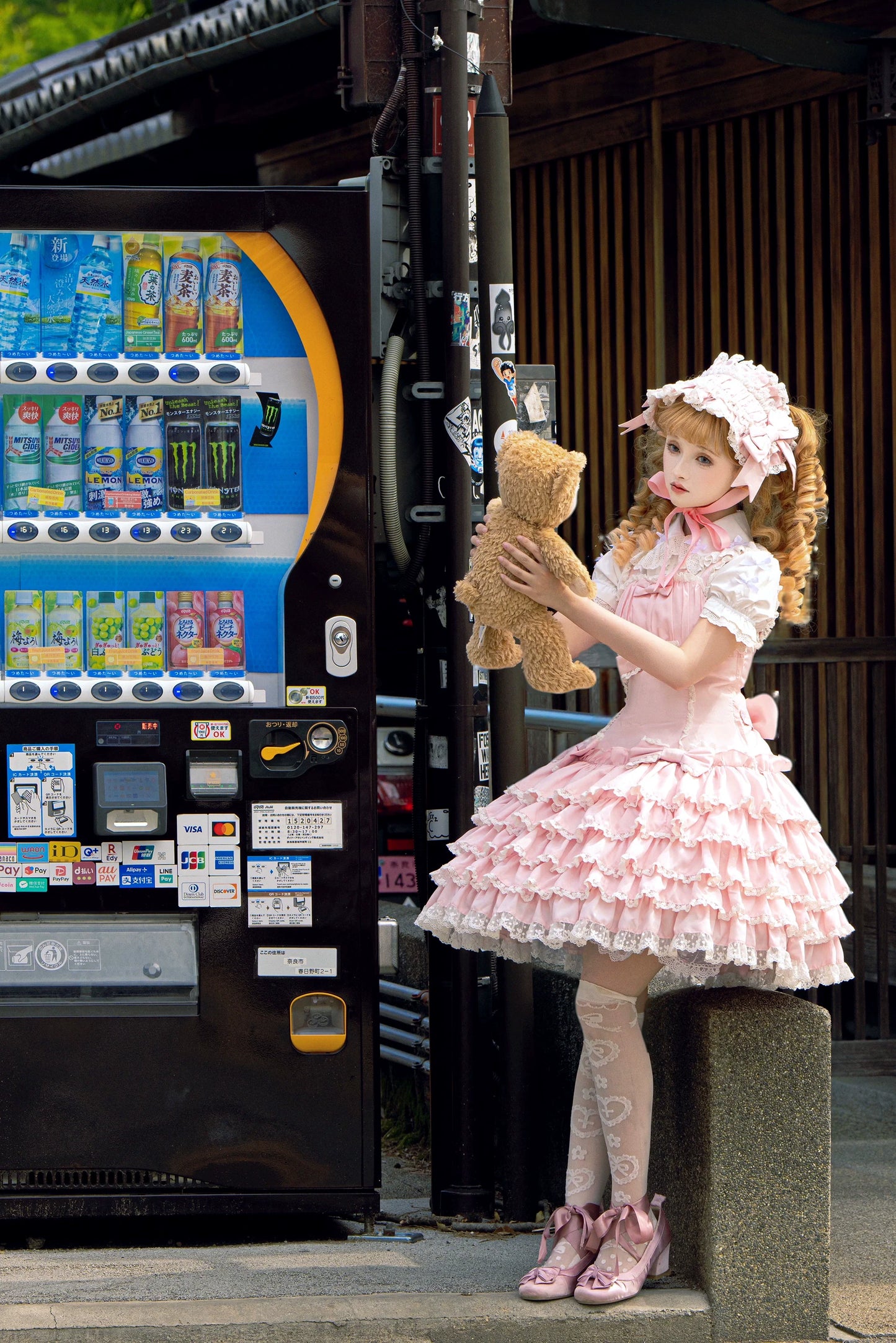 Nn Star - Half Sugar Ism - Sweet Lolita JSK Low Waist Dress With Tiered Hem