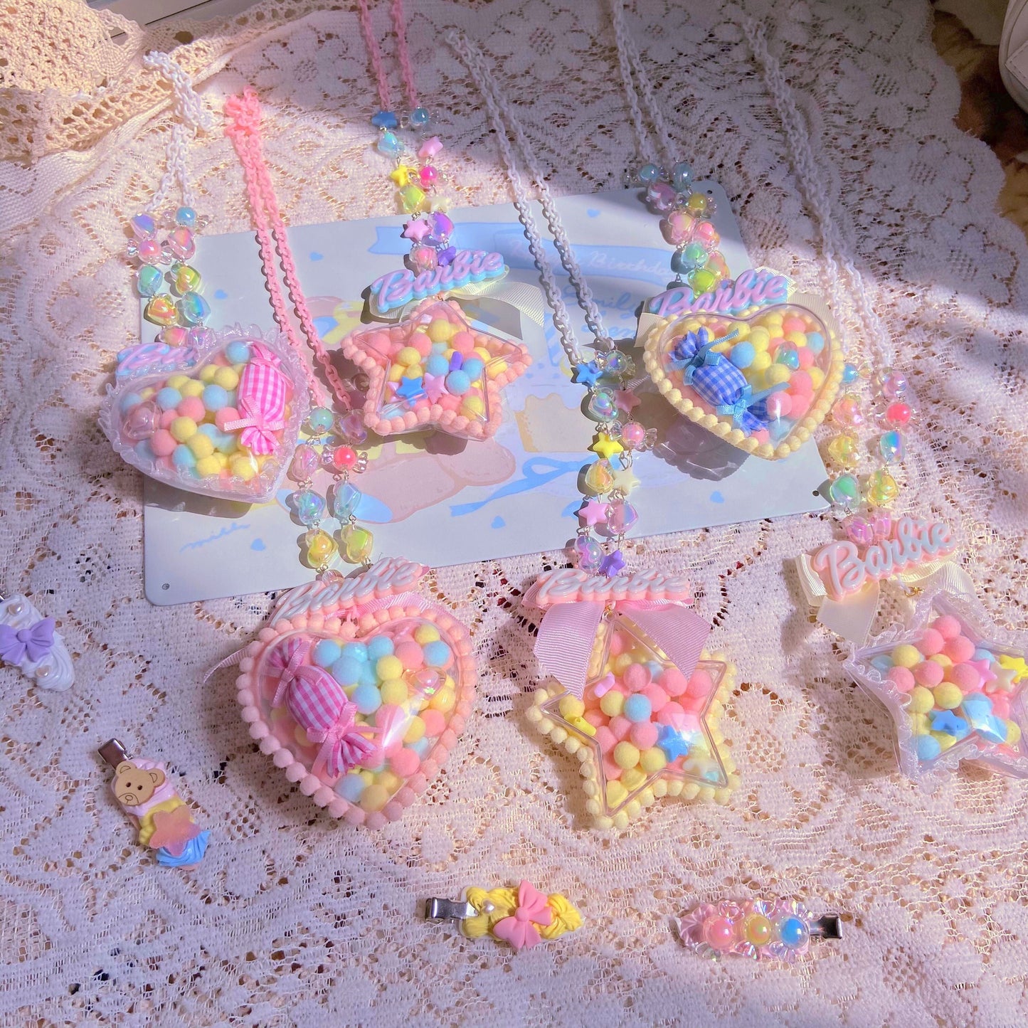 Bear doll - Sweet Lolita Handmade Necklace