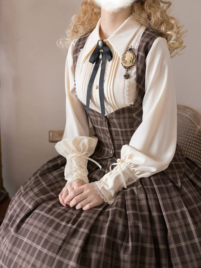 Forest Song - Griffin's Appointment - Vintage Lolita Vest Swallow Tail Vest