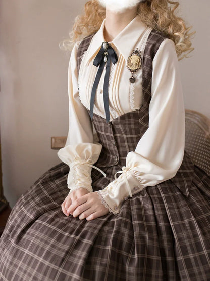 Forest Song - Griffin's Appointment - Vintage Lolita Vest Swallow Tail Vest