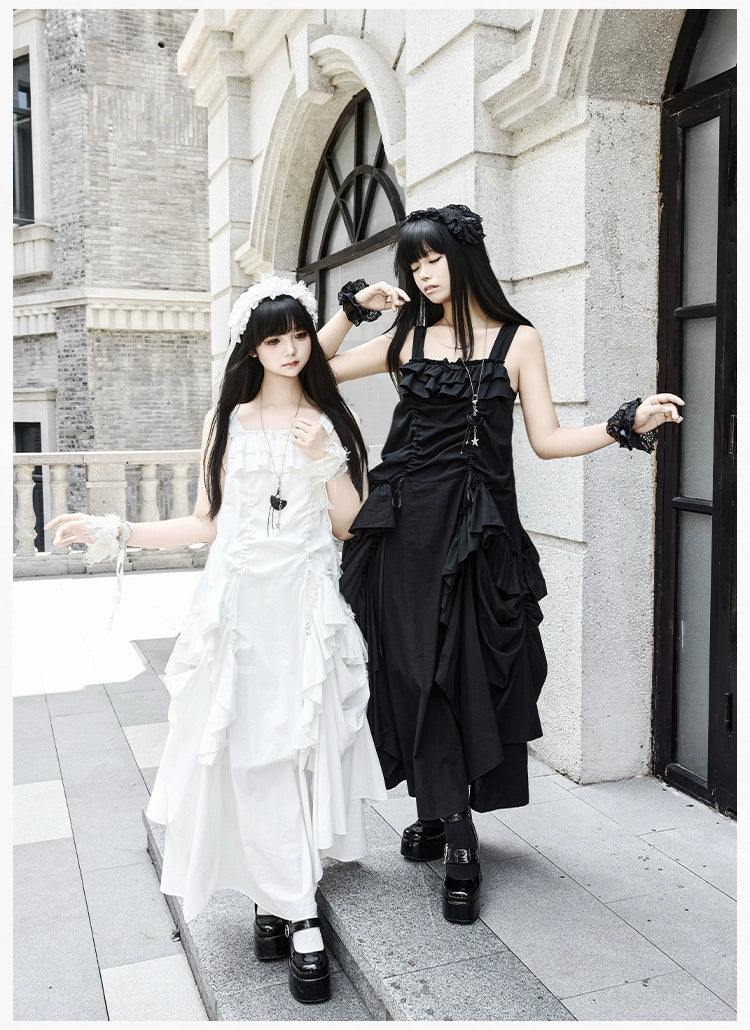 With PUJI - Dream - Daily Twins Lolita JSK, Loose Fit, Hidden Pockets