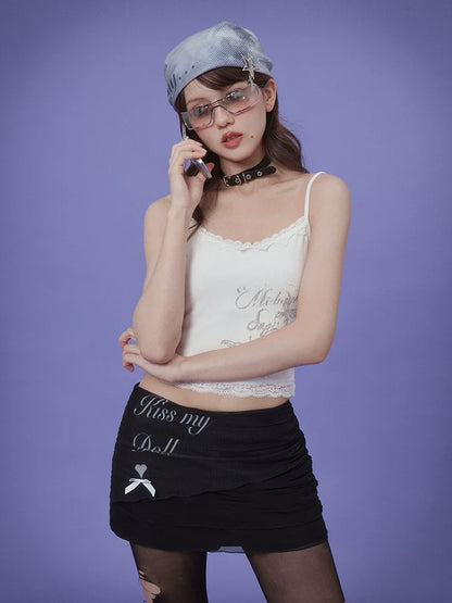 Mesh print shorts【s0000008882】