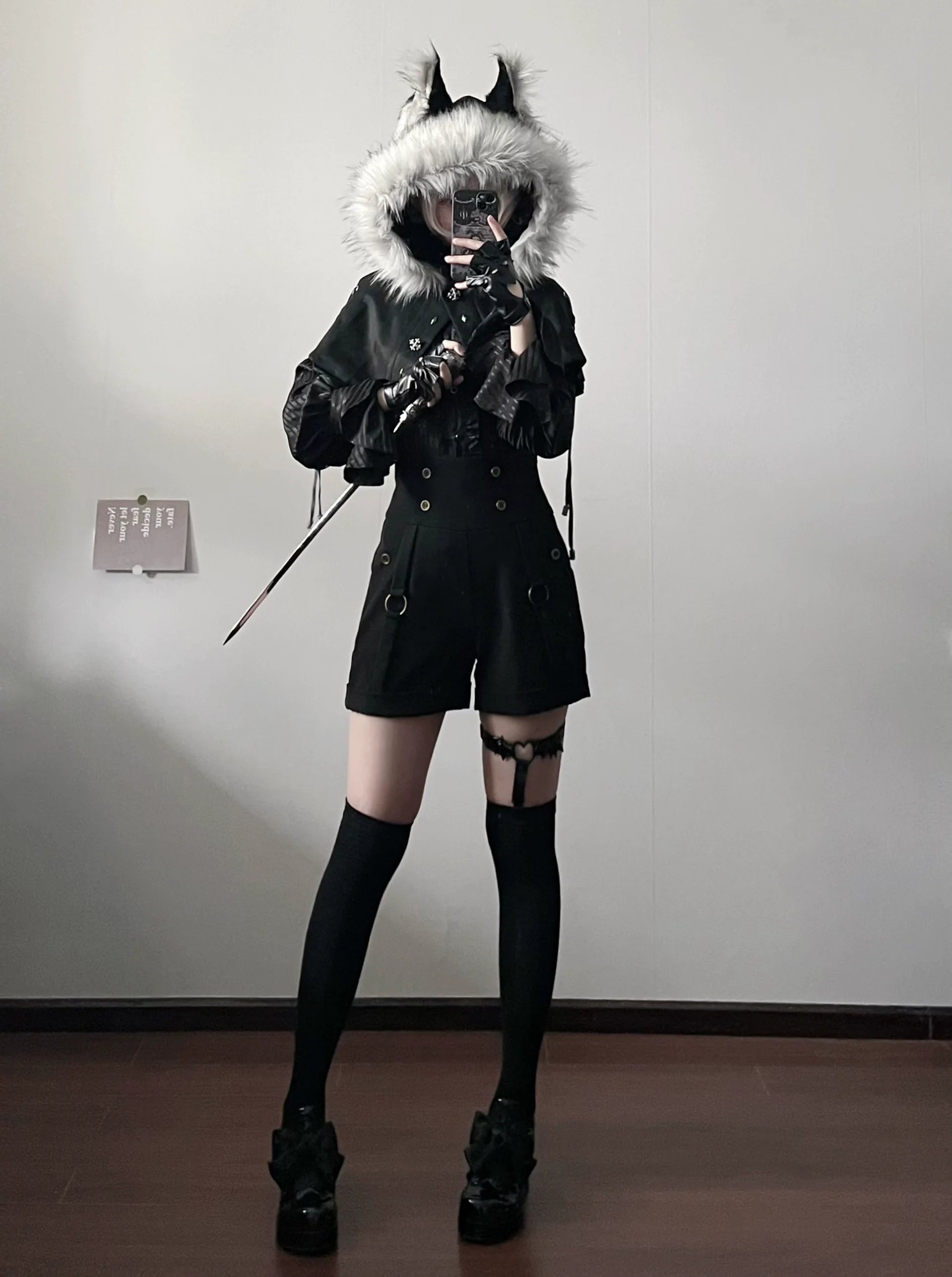 Gazing Galactic - Ouji Lolita Hight Waist Shorts