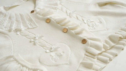 Dark Star Island - Sugar Frost - Sweet Lolita Cardigan Knit Embroidered Sweater