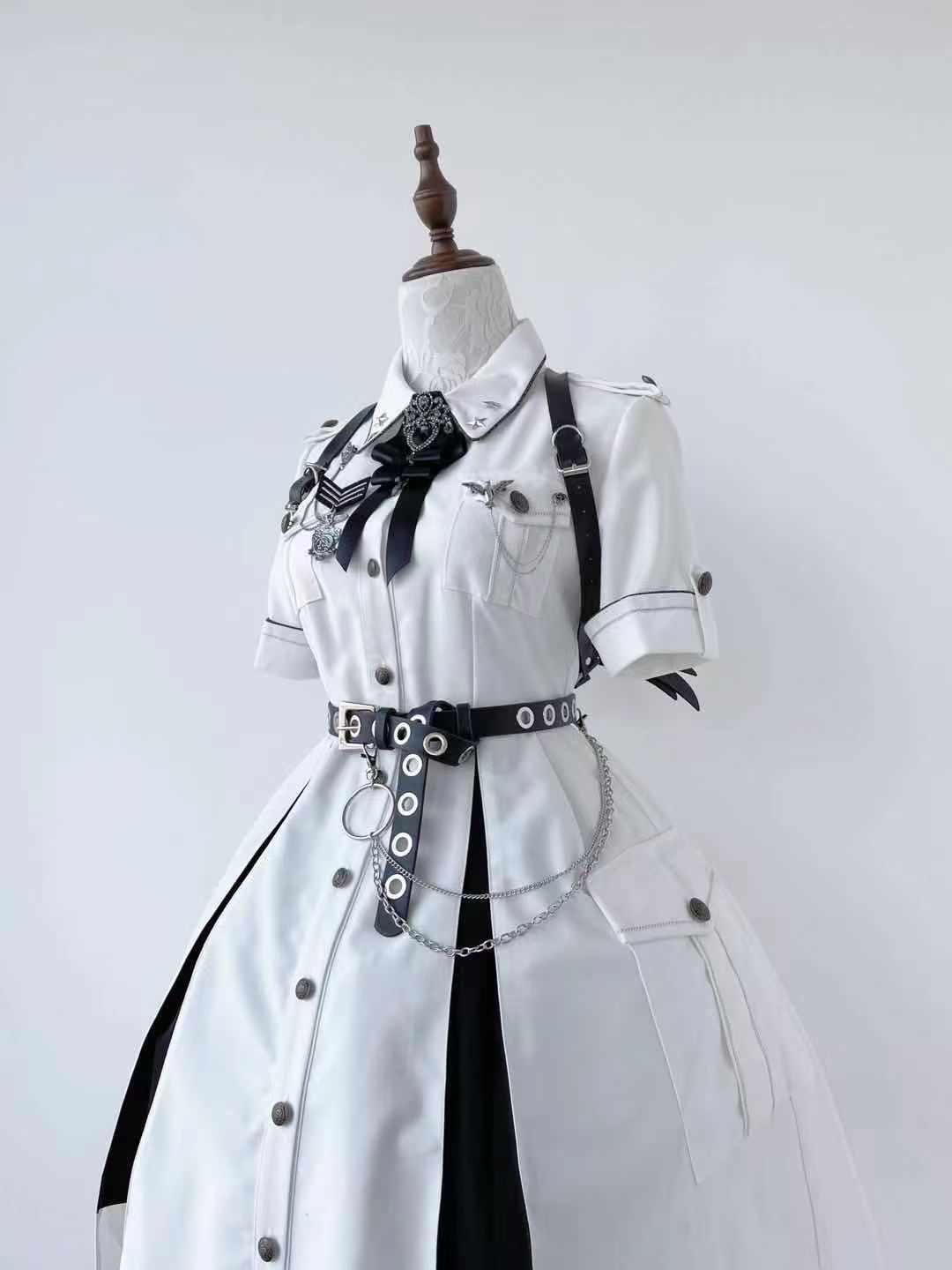 Your Highness - Evil Python 2.0 - Military Lolita Gothic OP Dress
