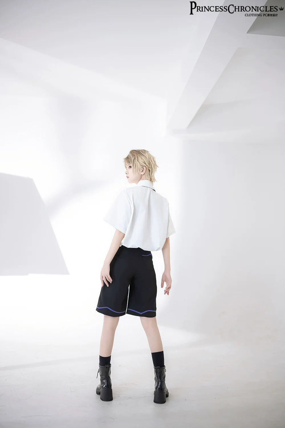 Princess Chronicles - Summer Loose Embroidered Short Sleeve White Shirt