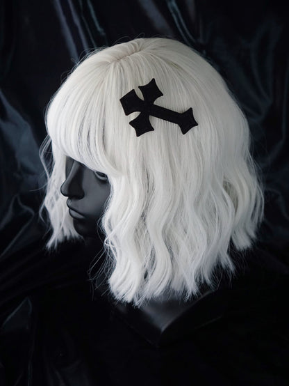 Strange Sugar - Gothic Lolita Cross Shaped Hair Clips