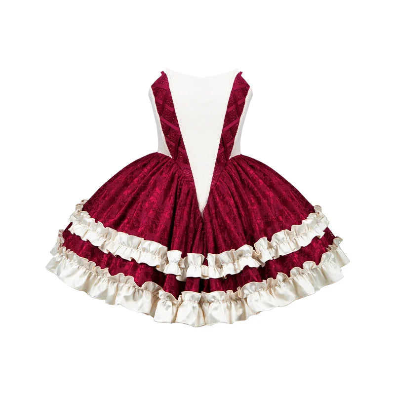 With PUJI - Mary's Heart - Classic Lolita Bodice Dress with Invisible Strap Irregular Coat