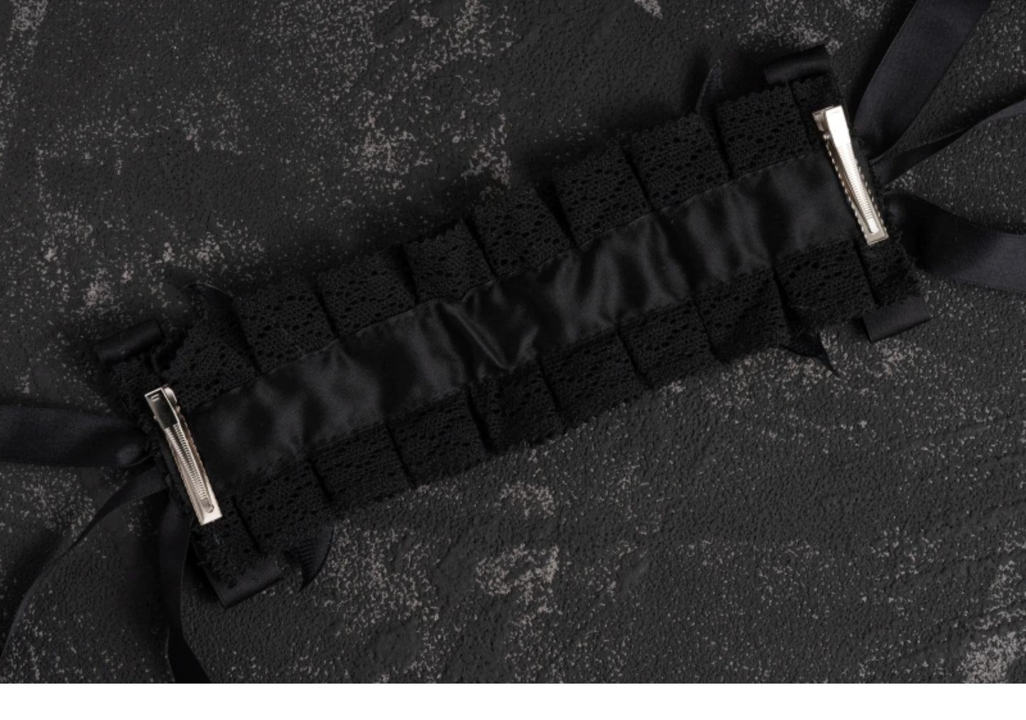 Strange Sugar - Gothic Hair Accessories Set Skulls Sharks Lolita Clips Headbands