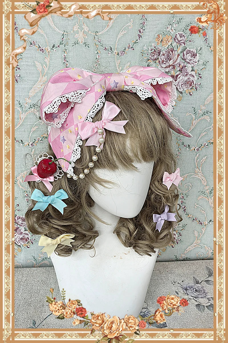 Infanta - Cream Meow - Sweet Lolita JSK, Cat Print