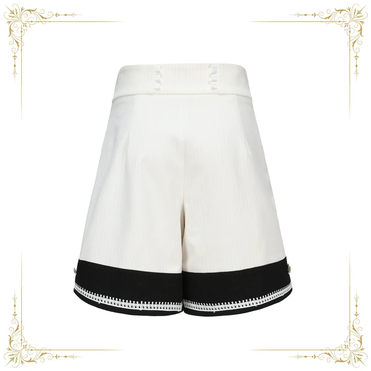 Immortal Thorn - Immortal Duke of Rabbit - Ouji Lolita Shorts With Heart-Shaped Detail