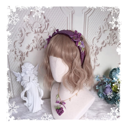 Chestnut Lolita - Louvre Vineyard Accessory Hairband Retro Lolita KC