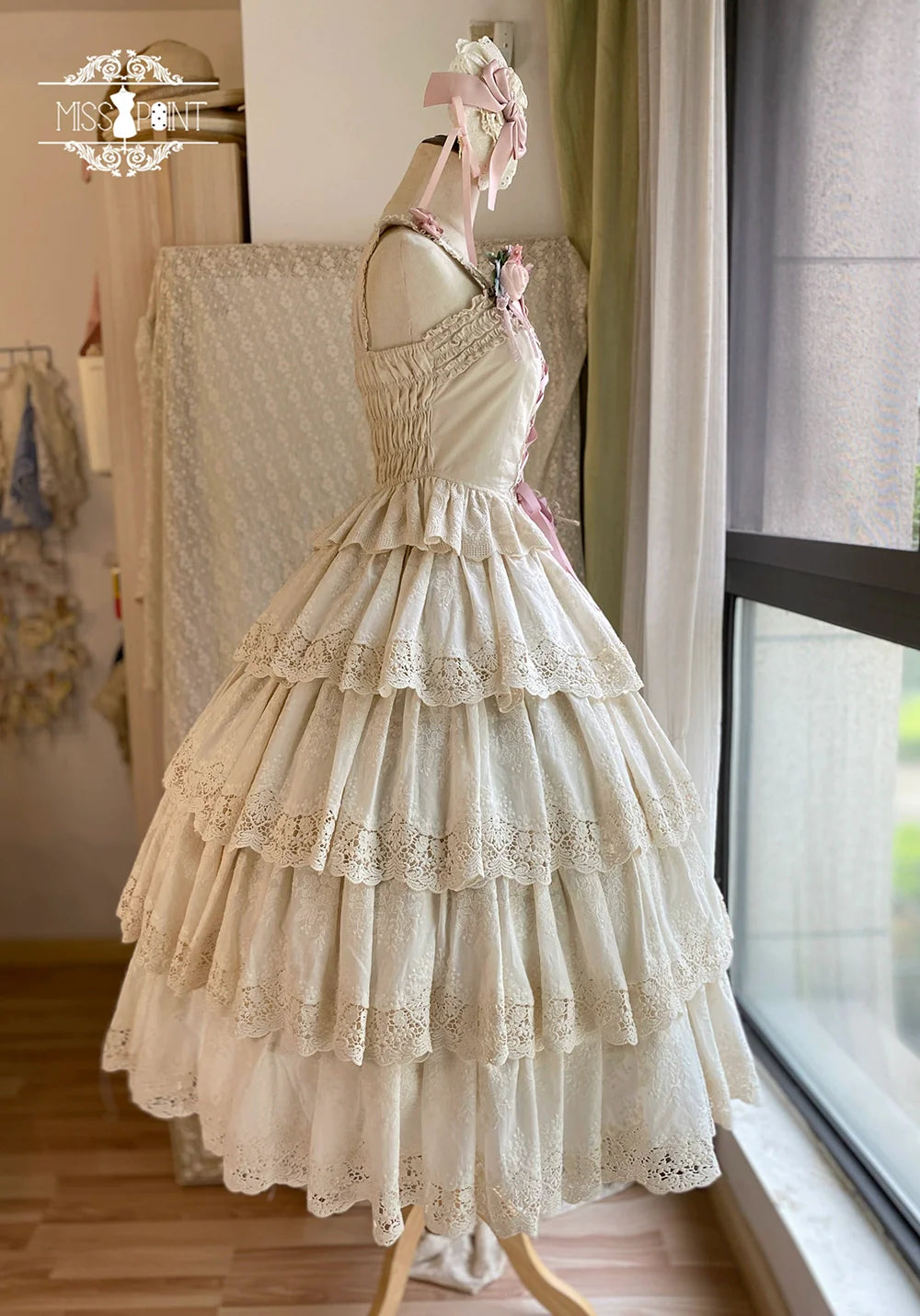 Miss Point - Forest Waltz - Classic Lolita Tiered Skirt Multi-layer Embroidered SK