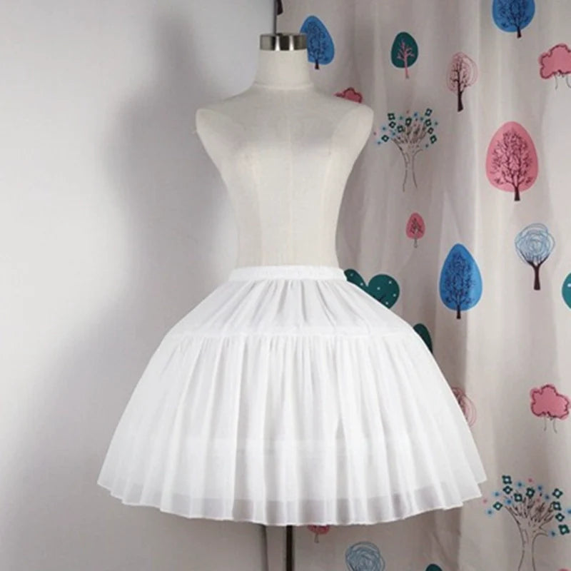 Krncrlo - Lolita Petticoat Adjustable 14M Puffy Hoop Petticoat