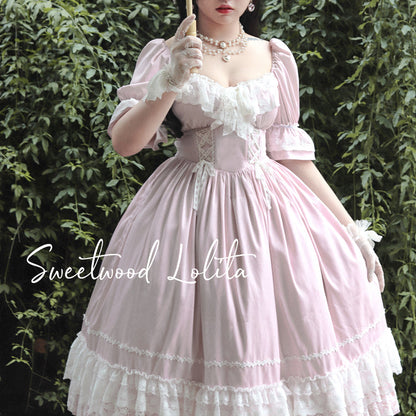 Sweet Wood - CLA Vintage French Lolita OP Dress